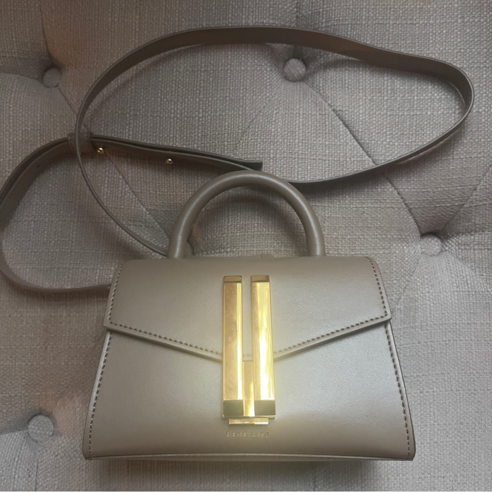 DeMellier Nano Leather Montreal Top-Handle Bag